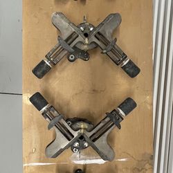Set Of 4 Framing Corner Vices - Cast Iron, Fully Adjustable