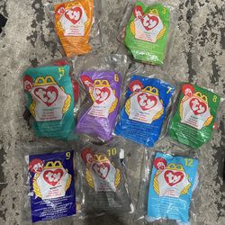 Lot of 9 Ty McDonald’s beanie toys