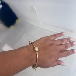 Pandora De Oro Y Charms 