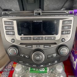 2007 Honda Accord Ex-L Factory Radio 