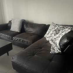L shaped Couch Leather 
