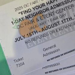OC FAIR TICKETS 