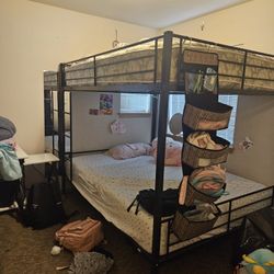 Queen Over Queen Bunk Bed