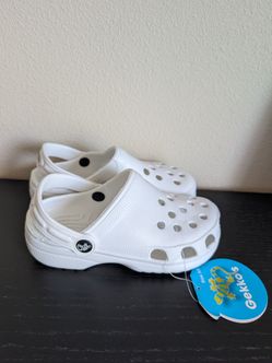 Gekkos White Clog Sandals Size XS