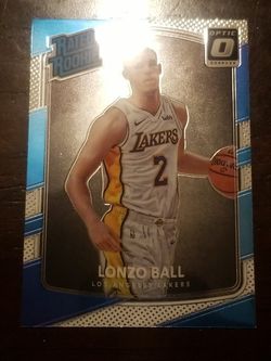 2017 Optic Rated rookie Lonzo ball Mint Lakers