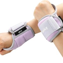 3lbs Each- Wrist Weights with Thumb Loops Lock,1 Pair 3 LBS Each, Arm Weight Ankle Weights Weighted Gloves: Like New!!