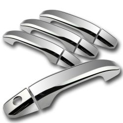 For 2015-2020 GMC Sierra Yukon/Yukon XL Mirror Chrome Door Handle Cover Cap Kit -(2-DHC-1201-5
