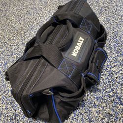 Kobalt Blue Black Polyester 16-in Zippered Cargo Bag