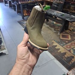 Botines De Piel De México Cómodas Para Niños 