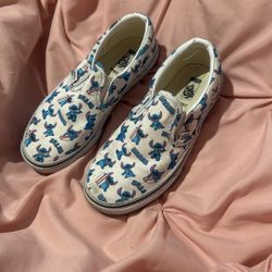 kids custom stitch slip on vans 