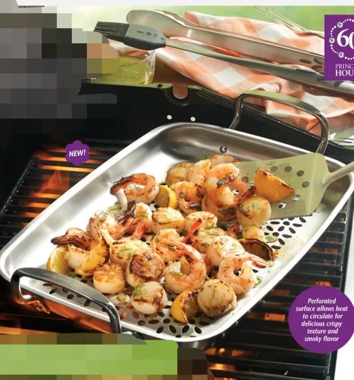 Princess House Stainless Steel Barbecue Rectangle Grill Grilling Pan for Sale in Santa Fe Springs CA OfferUp