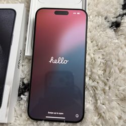 iPhone 15 Pro Max 512 GB Black Titanium UNLOCKED