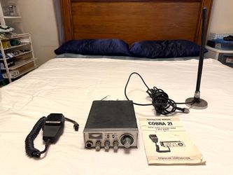 Cobra 21 CB Radio 23 Channel With Antenna & Manual