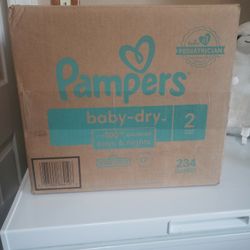  Pampers Baby Dry Size 2-234 Diapers