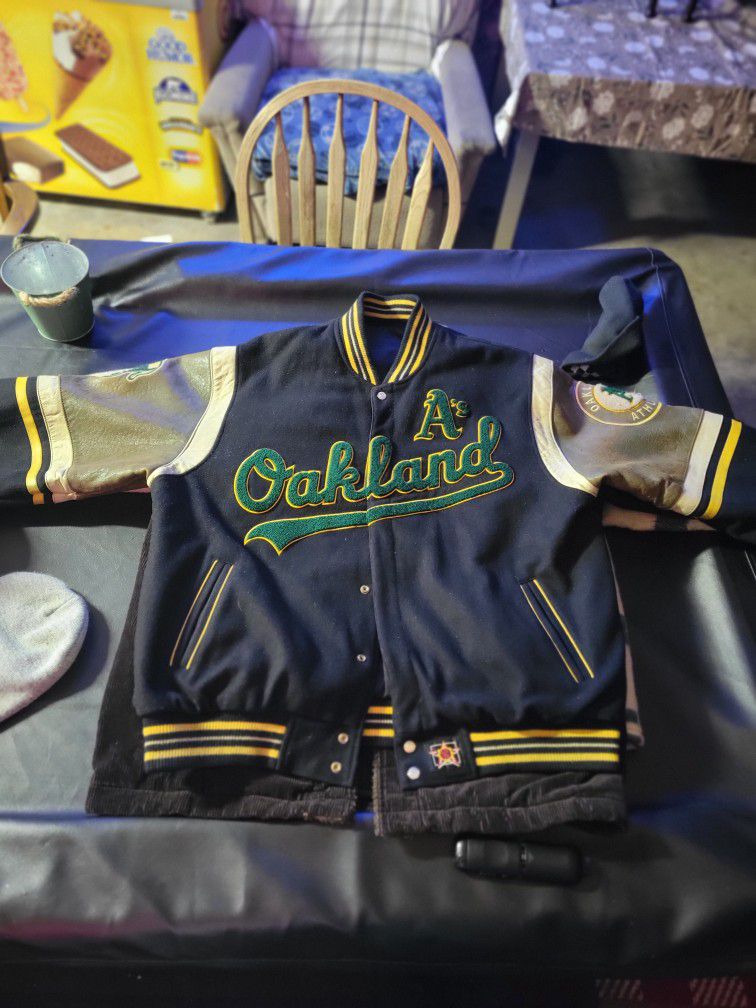 Oakland Athletics Letterman Jacket Xl 