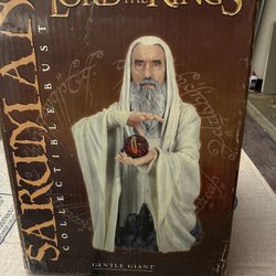 LOTR~SAURMAN~MINI-BUST~LE 3500~GENTLE GIANT LTD~MIB