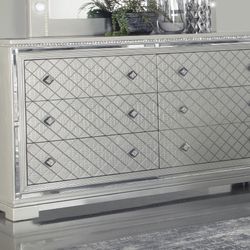 Brand New 6-Drawer Metallic Dresser