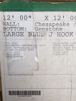 Chesapeake gemstone 12 foot by 12 foot by 52 inch pool liner new in box $150 obo delivery available