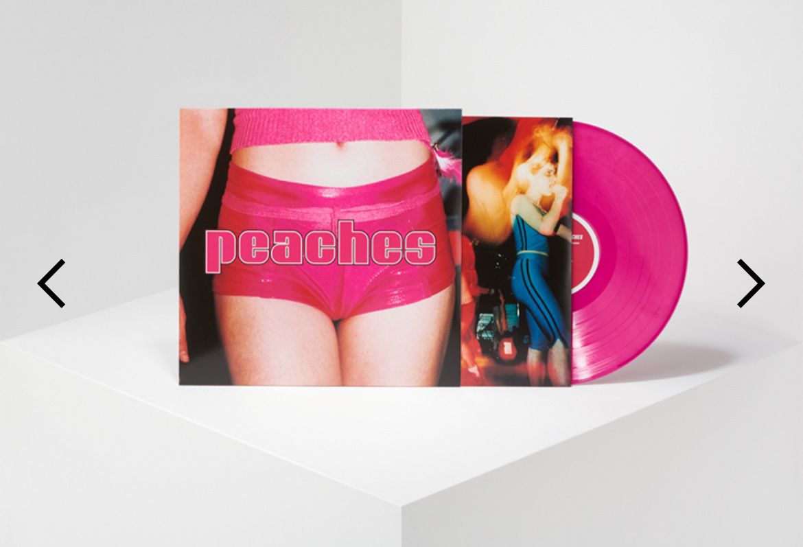 Perfect Quality: Near Mint, Peaches, Teaches of Peaches, Limited Edition 180 gram pink vinyl record