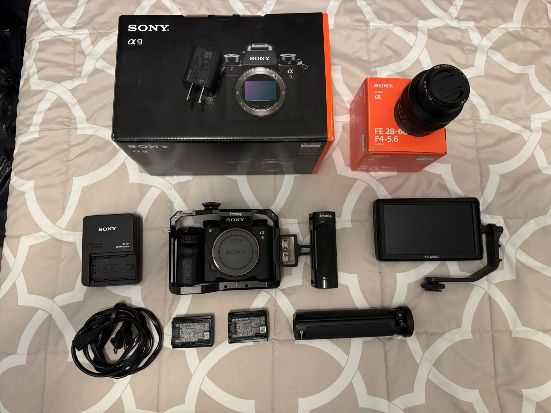 Sony a9 ILCE-9 Mirrorless Camera + Lens And Attachments