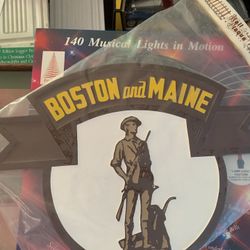 Vintage Boston And Maine NOS Railroad Sign 