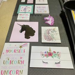 Unicorn  Wall Decor & Blinking Unicorn Lights