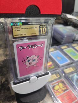 CGC 10 Pristine jigglypuff Pokémon Old Maid Card 2019 JPN