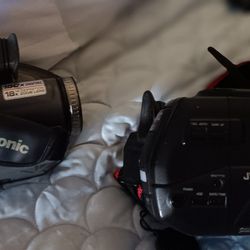 Two Small Camcorders