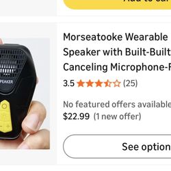 Wearable Bluetooth Speaker Waterproof With Built In Light 