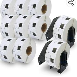 Square Labels Rolls With Reusable Cartridge For Brother DK-1221 (353)