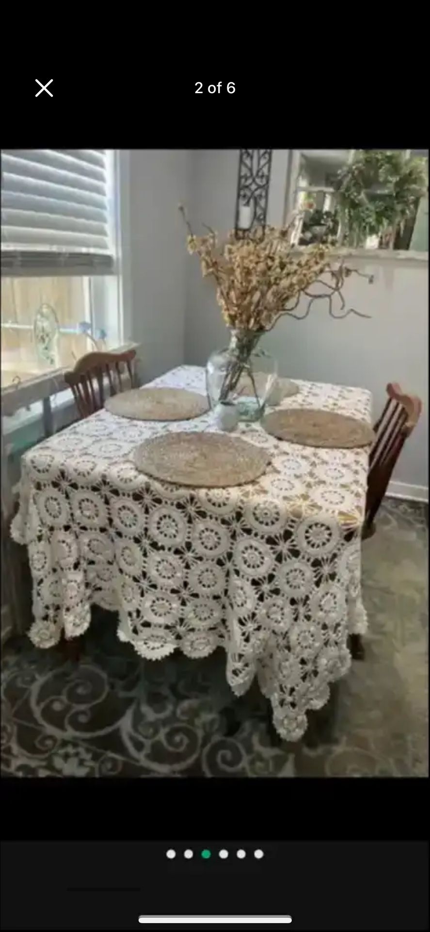 Wooden Table w/ Leaf and 2 Chairs
