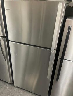 Whirlpool Top Mount Refrigerator Stainless Steel