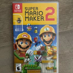 Mario Maker 2 Nintendo Switch Game