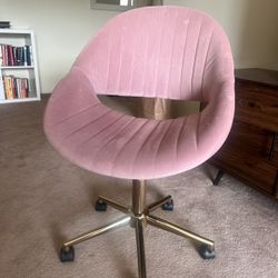 Pink Velvet Chair