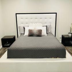 Ludlow Queen Modloft 4 Piece Bedroom Set (Color:  Wenge)