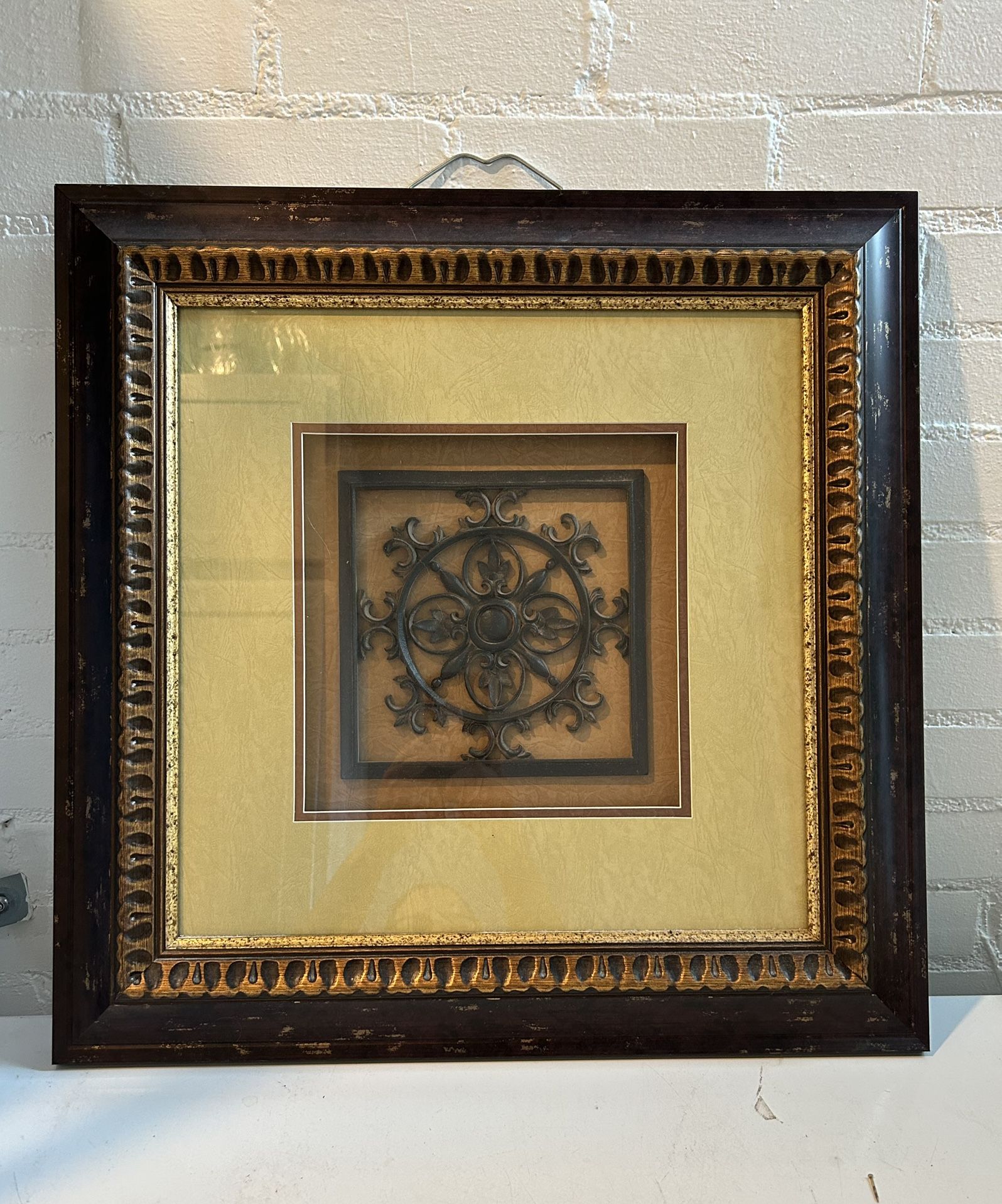 Ornamental “Brownstone Resin” Frame