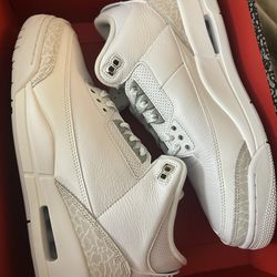 Men Jordan Retro 3 size 11 Pure Money