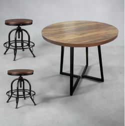 💫BRAND NEW Round Table + 2 Ashley Swivel Stools  NEED GONE ASAP $100💫