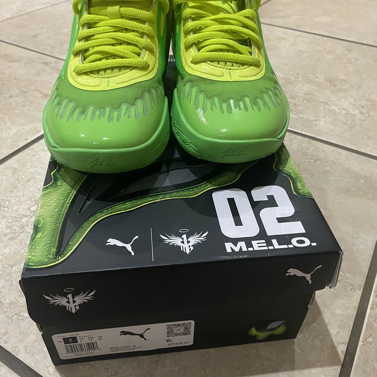 Mb02 Lamelo Ball Nickelodeon Slime Shoes