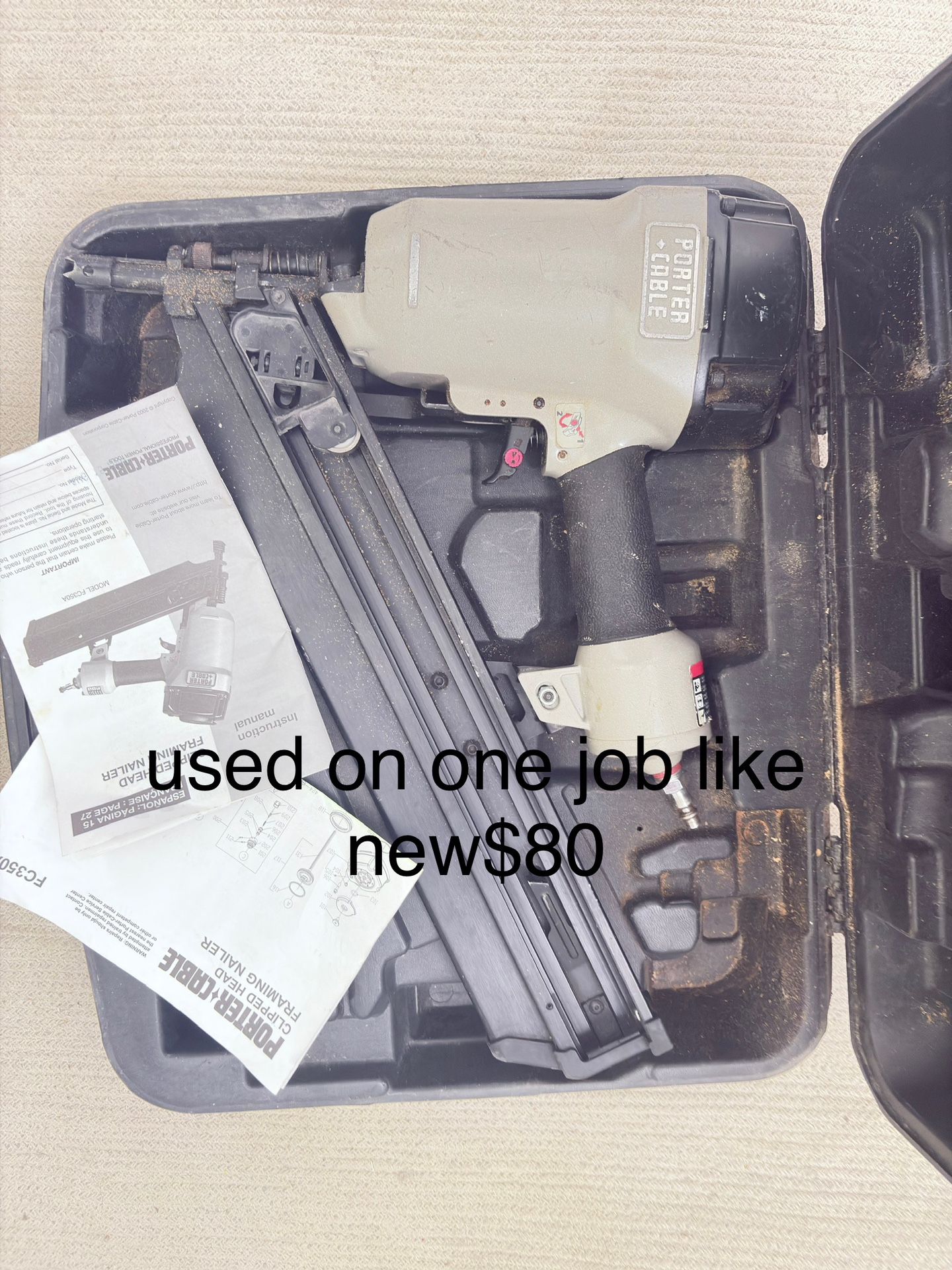 Porter Cable Clipped Head framing Nailgun