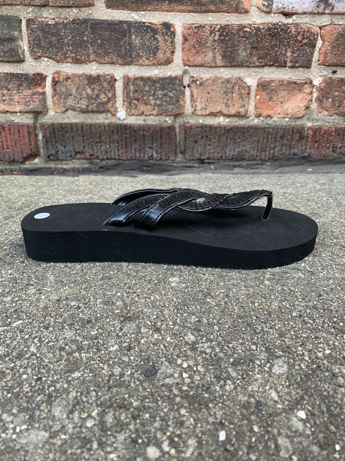 Avon Sequins Black Sandals