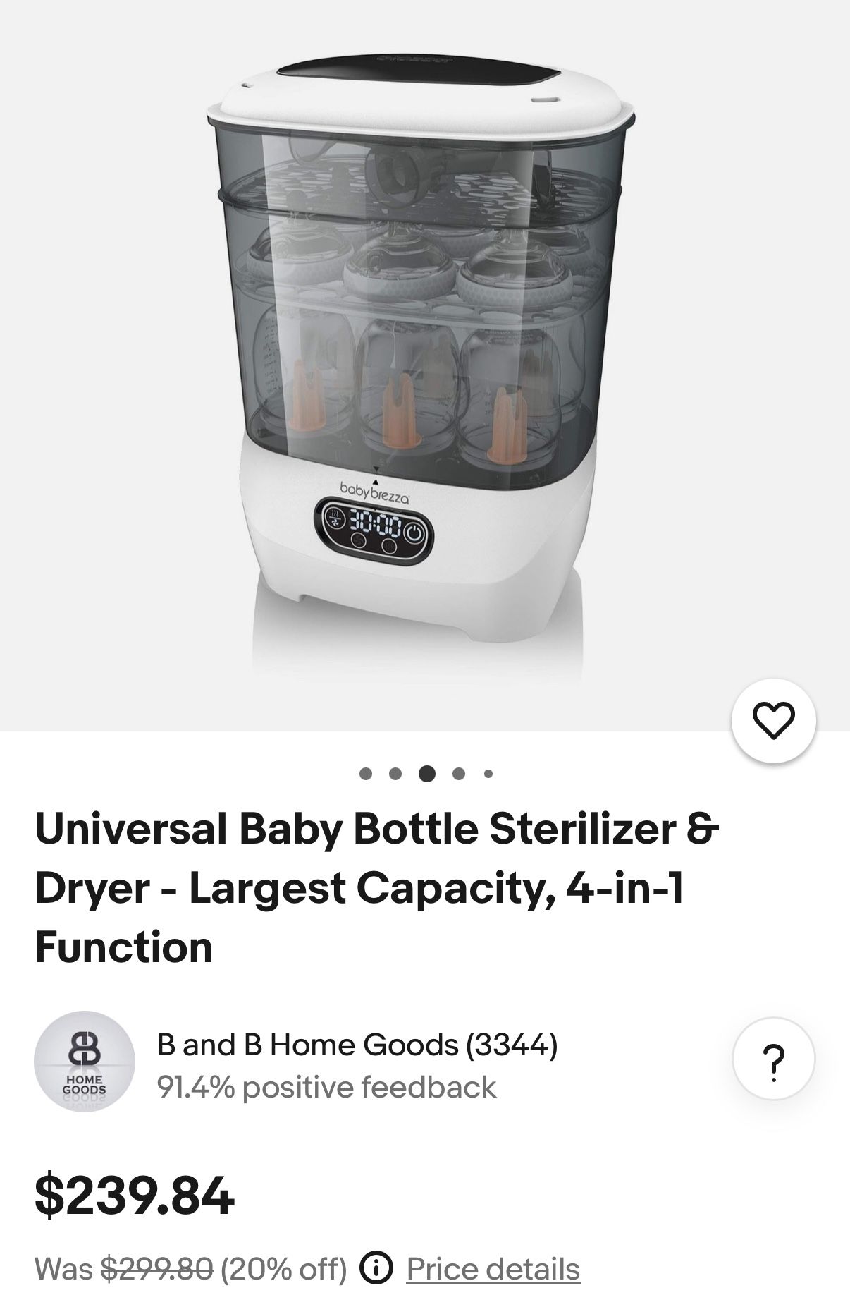 Baby Brezza 4 In 1