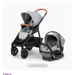 Chicco Corso Le Travel System In Veranda Stroller Carseat Base