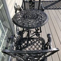Wrought Iron Patio Furniture Set