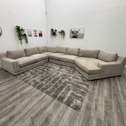 Cream Sectional Couch - Free Delivery 