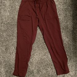 Womens Lululemon Joggers Red