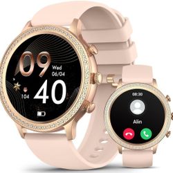 Smartwatch for Android iOS Phones, IP67 Waterproof Fitness Tracker(Answer/Make Calls, Text),