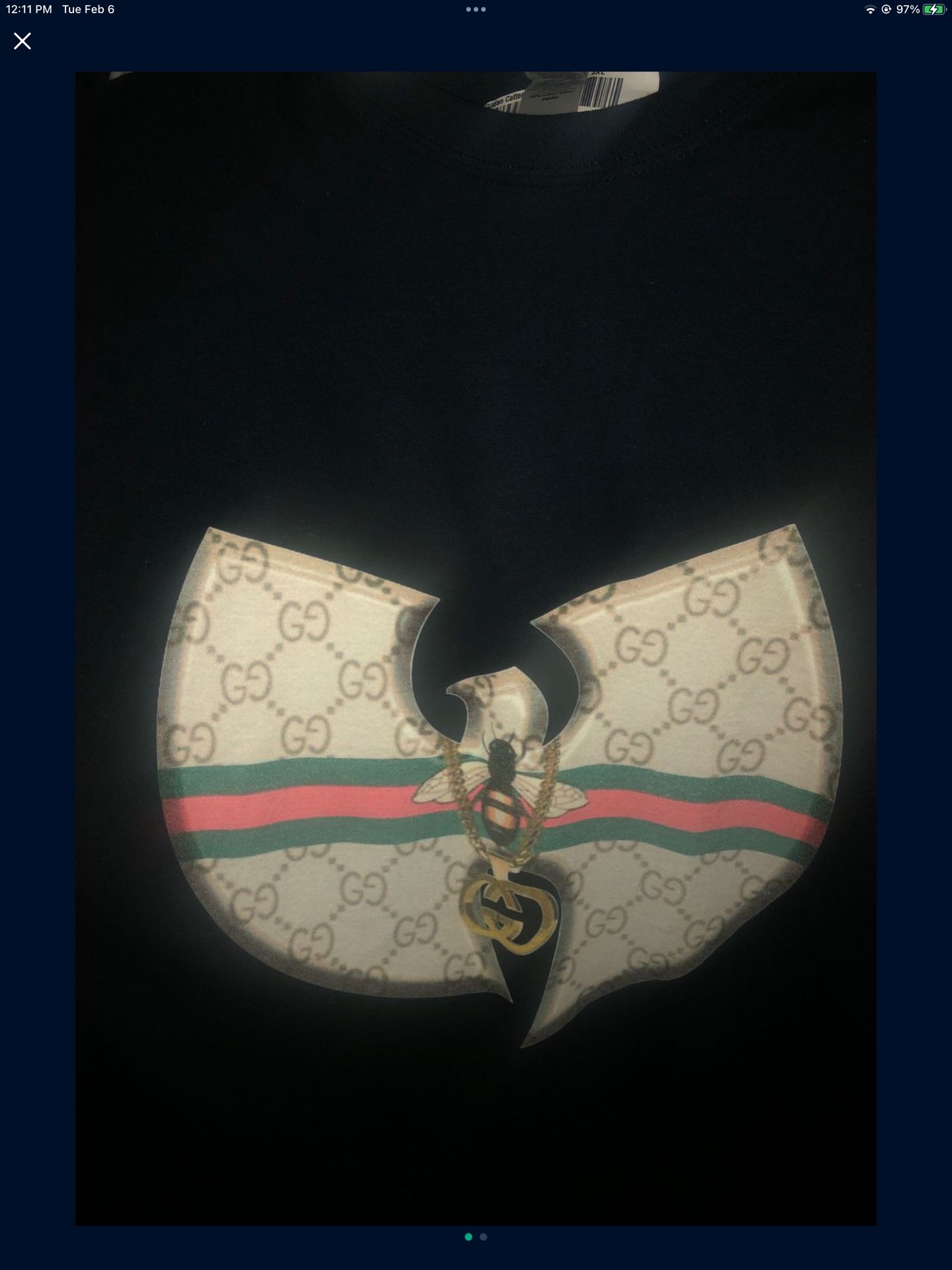 Wu Tang shirt Size XXL