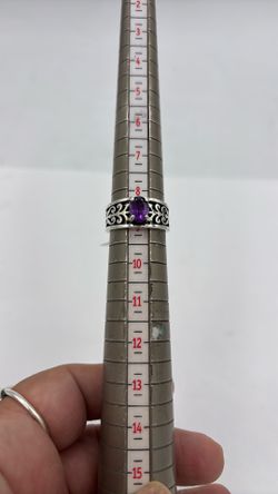 James Avery Birthstone Ring Amethyst Stone