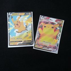 Pokemon Pikachu Holo Cards 